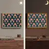 Rolschaatsen - Patroon - Disco Light Box met batterij (Wandlamp) middel 907 -sfeer3