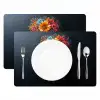 Bloemen - Kleurrijk - Schedel Placemat vinyl groot -zzsfeer2_Kitchenyeah-website