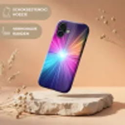 Abstract - Light - Burst - Modern - Colorful Toughcase MagSafe Apple iPhone 17 klein -USP_RandenV_NL