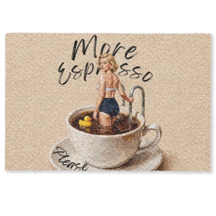 More espresso - Koffie - Eend Deurmat klein -zkaufland3d