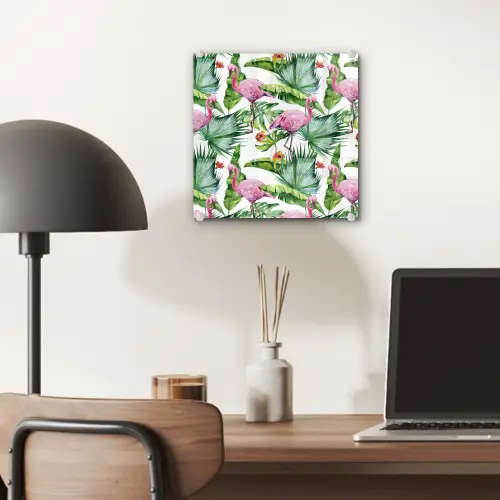 Bladeren - Flamingo - Bloemen - Jungle plexiglas 5mm klein -sfeer6