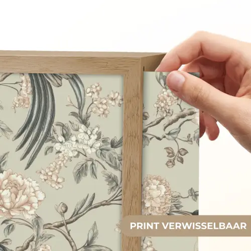 Bloem - Vogel - Kleurrijk Light Box met batterij (Wandlamp) middel 907 -USP_websiteprintNL