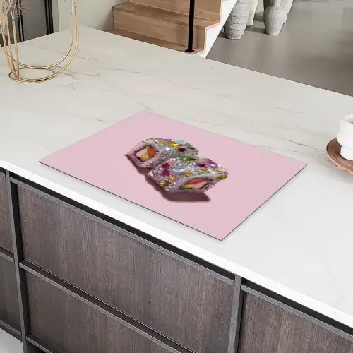 Sushi - Rolletjes - Steentjes - Kleurrijk Inductie beschermer vinyl 3mm klein -sfeer8