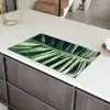 Bladeren - Tropisch - Jungle Inductie beschermer vinyl 3mm groot -sfeer8