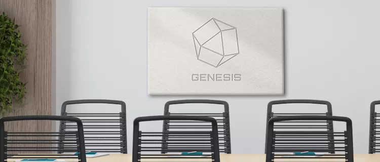 Banner bedrijfslogo canvas