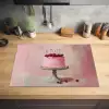Taart - Pink - Cherry Inductie beschermer vinyl 3mm klein -sfeer5