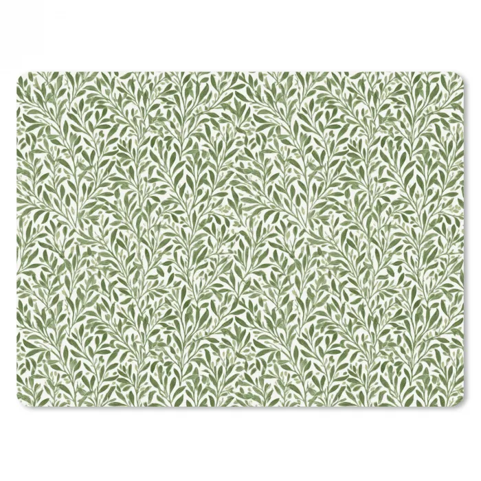 Botanisch - Takken - Groen muismat rubber klein 262 -3d