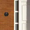 Zwarte houten nerf - Klassiek Naambord Rond klein -sfeer3-rond-XS