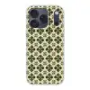 Patroon - Tegel - Groen Telefoonhoesje iPhone 17 Pro klein 878 -3d