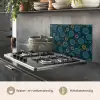 Blauw - Patroon - Retro keuken achterwand spatscherm klein 900 -usp_NL