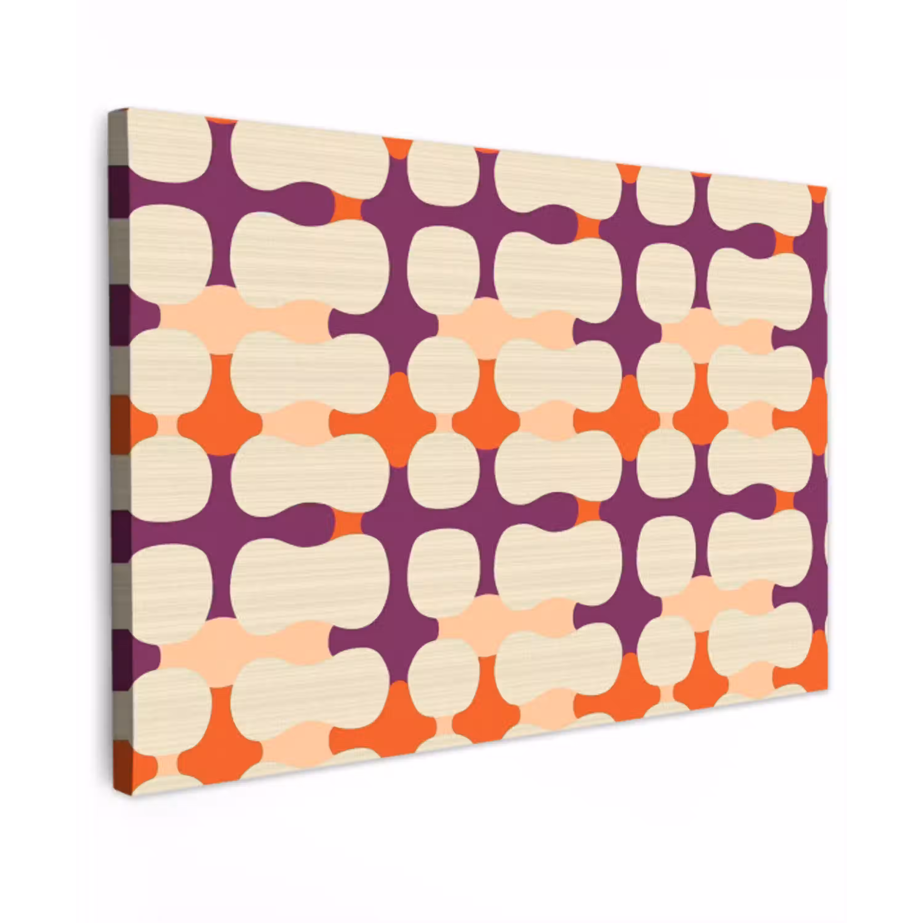 Modern - Patroon - Kleurrijk canvas 2cm klein 34 -z3d