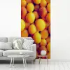 Vrucht - Waterdruppels - Oranje fotobehang vinyl groot 64 -woonkamer