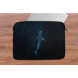 Oceaan - Walvishaai - Donkerblauw - Vlekken laptophoes neopreen klein -tafel