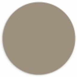 Interieur - Kleuren - Beige Wandcirkel kunststof plaat 5mm dik klein 188 -3d