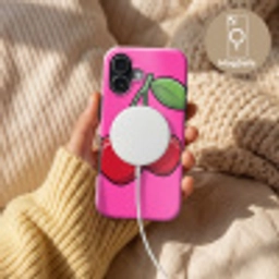 Kers - Roze - Fruit Toughcase MagSafe Apple iPhone 17 klein -USP_MagsafeV
