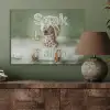 Soak it all in - Hond - Bad PET vilt klein -sfeer2