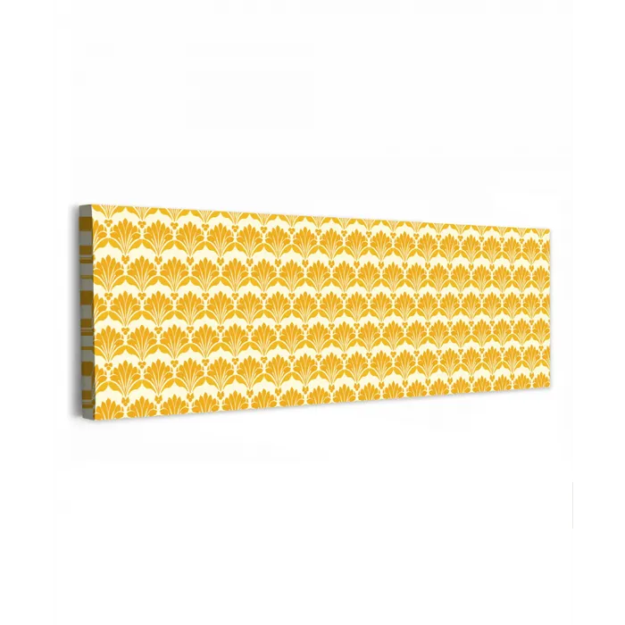 Patroon - Motief - Geel canvas 2cm klein 828 -z3d