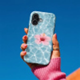 Hibiscus - Water - Roze Toughcase MagSafe Apple iPhone 17 klein -Sfeer1V
