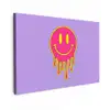 Smiley - Drip - Neon canvas 2cm klein -z3d