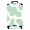 Abstract - Mintgroene vormen NBS - Handbagage koffer - Kinderen Unisex middel -productfoto_recht