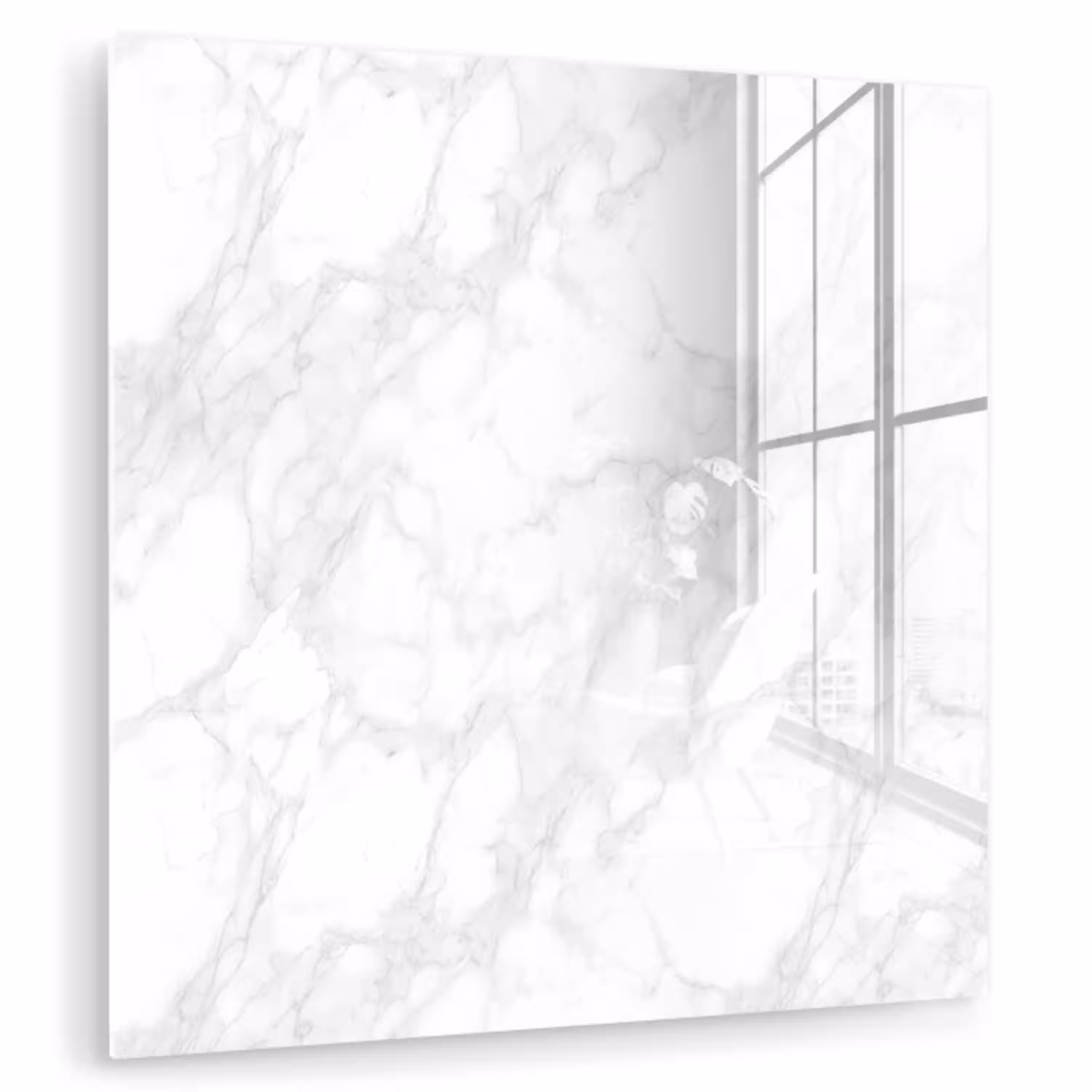 Minimalistisch - Wit - Grijze aders plexiglas 5mm klein 11 -zzzproduct_nieuw