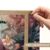Dolfijn - Vissen - Onderwaterwereld - Bloemen Light Box met batterij (Wandlamp kind) middel -USP_websiteprintNL
