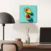 Avocado - Groen - Pit - Schaduw aluminium wit klein -sfeer5