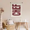 Chef - Rood - Japandi - Vintage Wandkleed katoen klein -wsfeer5_kind