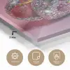 Hotdog - Steentjes - Glitters - Paars plexiglas 5mm klein -sfeer2