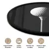 Golfbal - Minimalistisch - Wit Fotolijst rond zonder passe partout klein -closeup_NL