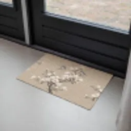 Oosters - Vogels - Beige Deurmat klein -sfeer2