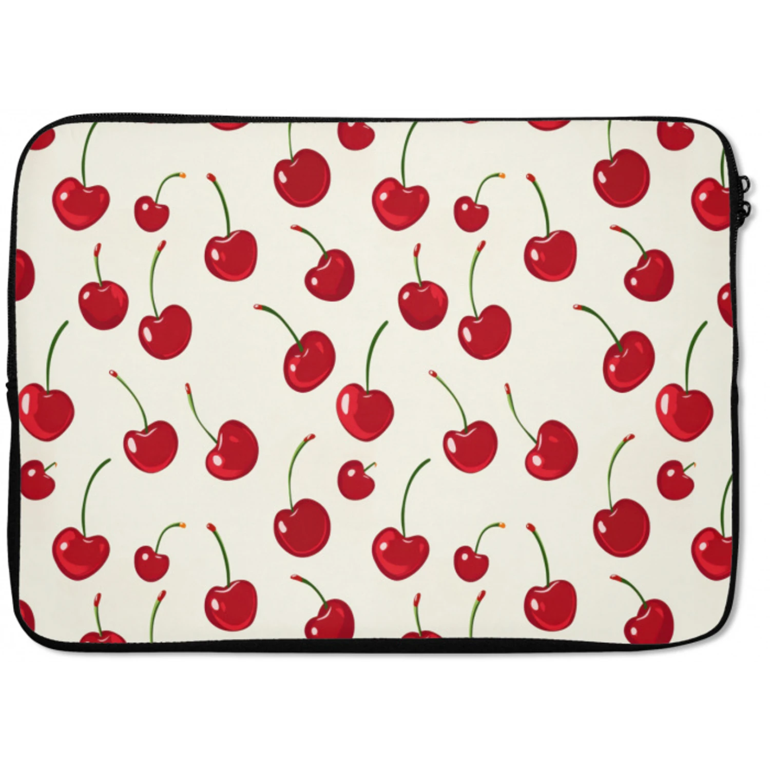 Kersen - Minimalistisch - Rood laptophoes neopreen klein 279 -zkaufland3dotto
