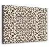 Panterprint - Patroon - Bruin Textielframe zwart klein 947 -3d