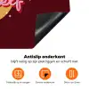 love your damn self - Cirkel - Glitter - Rood Inductie beschermer vinyl 3mm klein -zzzzzzz-td-onderkant