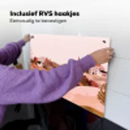 Heuvellandschap - Grafisch - Terracotta Inductie beschemer met haakjes klein -ky-ophangen-nl