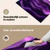 Golven - Abstract - Paars Inductie beschemer met haakjes klein -ky-schoon-nl