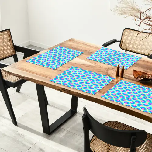 Cirkels - Neon - Bogen Placemat vinyl groot 368 -zzsfeer4_Kitchenyeah-website