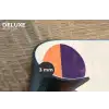 Abstract - Cirkels - Paars Placemat vinyl groot -closeup