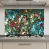 Vogel - Tak - Rozen - Mozaïek keuken achterwand spatscherm klein -3d_website