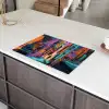 Abstract - Figuren - Kleurrijk Inductie beschermer vinyl 3mm klein -sfeer8