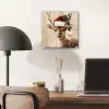 Kerst - Hert - Gewei - Rood plexiglas 5mm klein -sfeer6