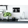 Theaterzaal - Mist - Spotlights - Zwart Muursticker klein -keuken