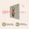 Neushoorn - Witte bloemen - Lief PET vilt klein -USP_NL