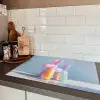 Dier - Ballon - Pasteltinten - Glanzend Inductie beschermer vinyl 3mm klein -sfeer3