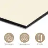 Minimalistisch - Schepijs - Hoorntje - Beige aluminium wit klein -closeup_NL