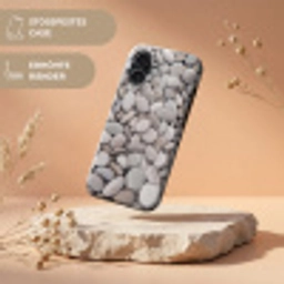 Kiezels - Stenen - Grijs Toughcase MagSafe Apple iPhone 17 klein -USP_RandenV_DE