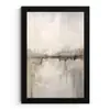 Moderne kunst - Abstract - Beige fotolijst zwart zonder passe partout klein -3d