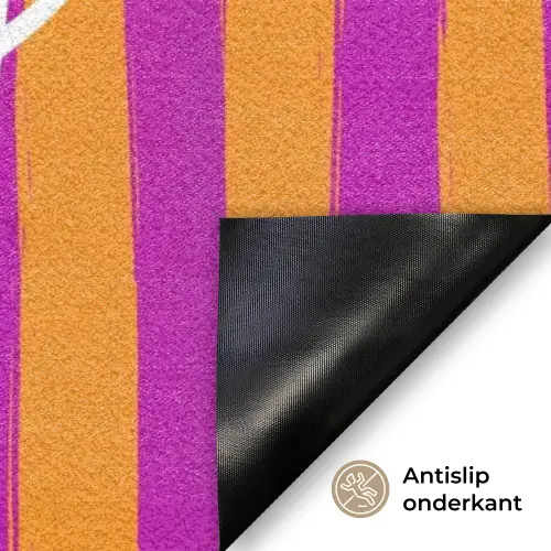 Modern - Hello - Oranje Deurmat klein -antislip_NL