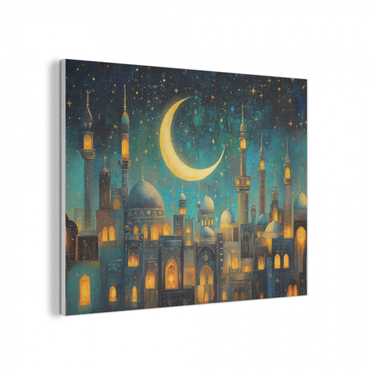 Islamitisch - Moskee - Ramadan - Islam PET vilt klein -3d