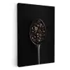 Koffiebonen - Lepel - Zwart KitchenYeah - Keuken - Canvas klein -3d